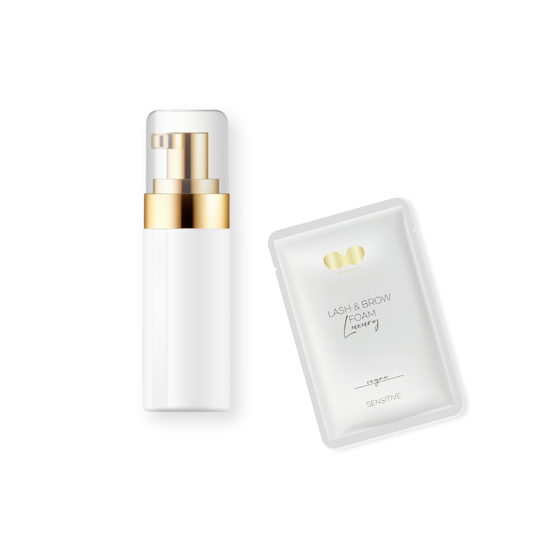 Leerflasche + Wimpernshampoo Konzentrat Set